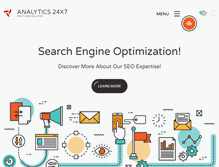Tablet Screenshot of analytics24x7.com